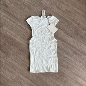 NWT- Zara White Lingerie Top